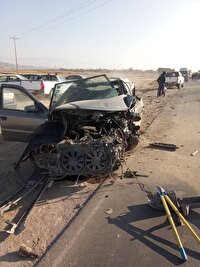 دو مصدوم در حادثه رانندگی در محور فیروزه به خوشاب