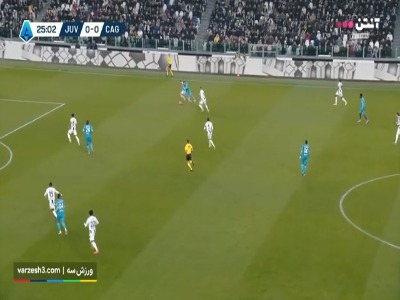 گل اول کالیاری به یوونتوس توسط اسپوزیتو