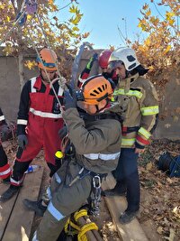 خروج پیکر متوفی از عمق چاه ۱۳۰ متری در روستای گجوان مشهد