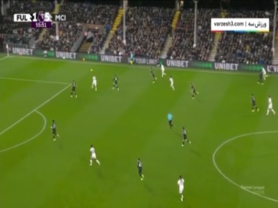 گل دوم فولام به منچسترسیتی توسط ایووبی