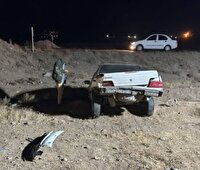 تصادف زنجیره‌ای محور تربت‌جام به فریمان با ۱۳ مصدوم