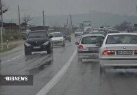 جاده‌های خراسان شمالی بارانی و لغزنده است/ رانندگان احتیاط کنند