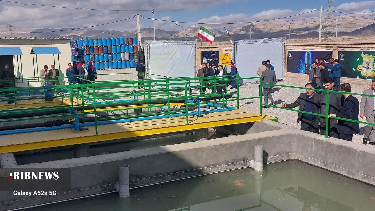 تصفیه‌خانه شرکت بهنوش در شیروان به بهره برداری رسید