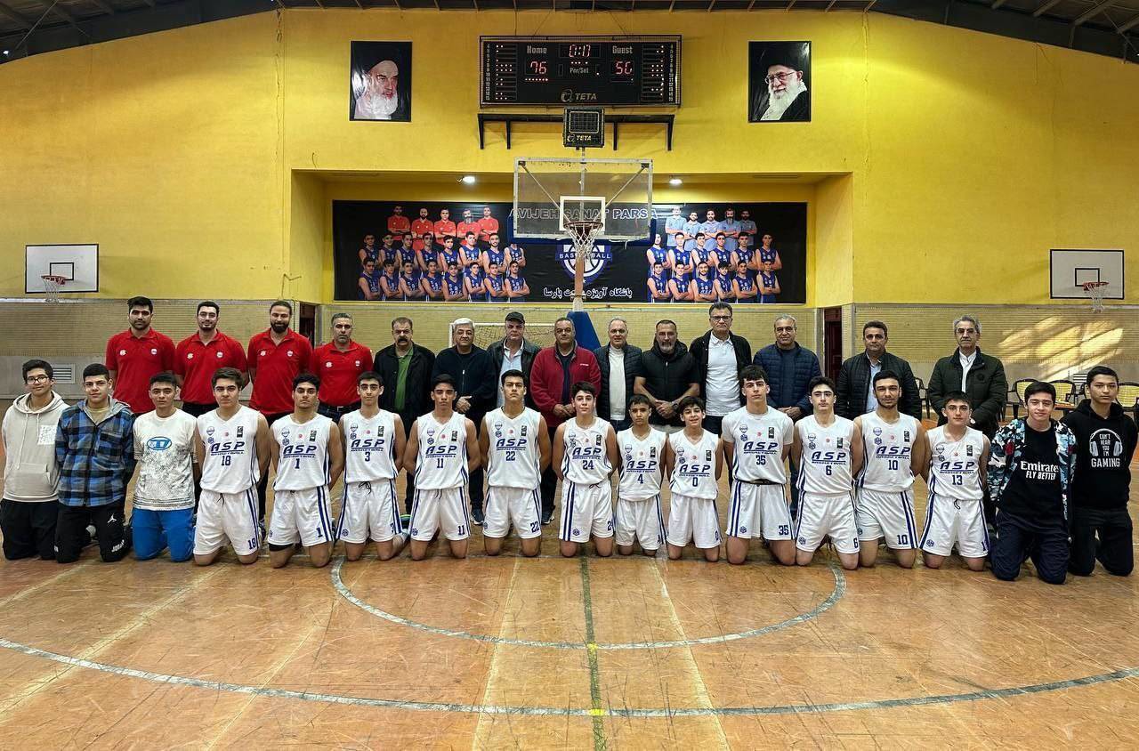صعود نوجوانان مشهدی در رقابت‌های لیگ بسکتبال