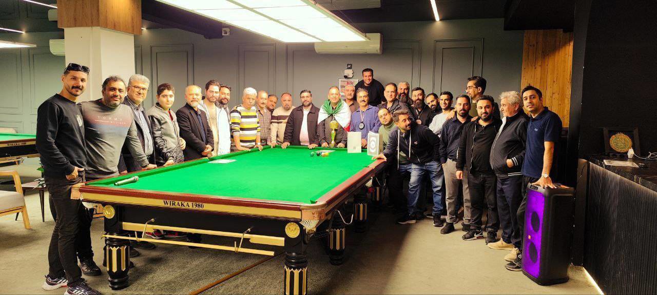 معرفی نفرات برتر رده بندی اسنوکر پیشکسوتان خراسان رضوی