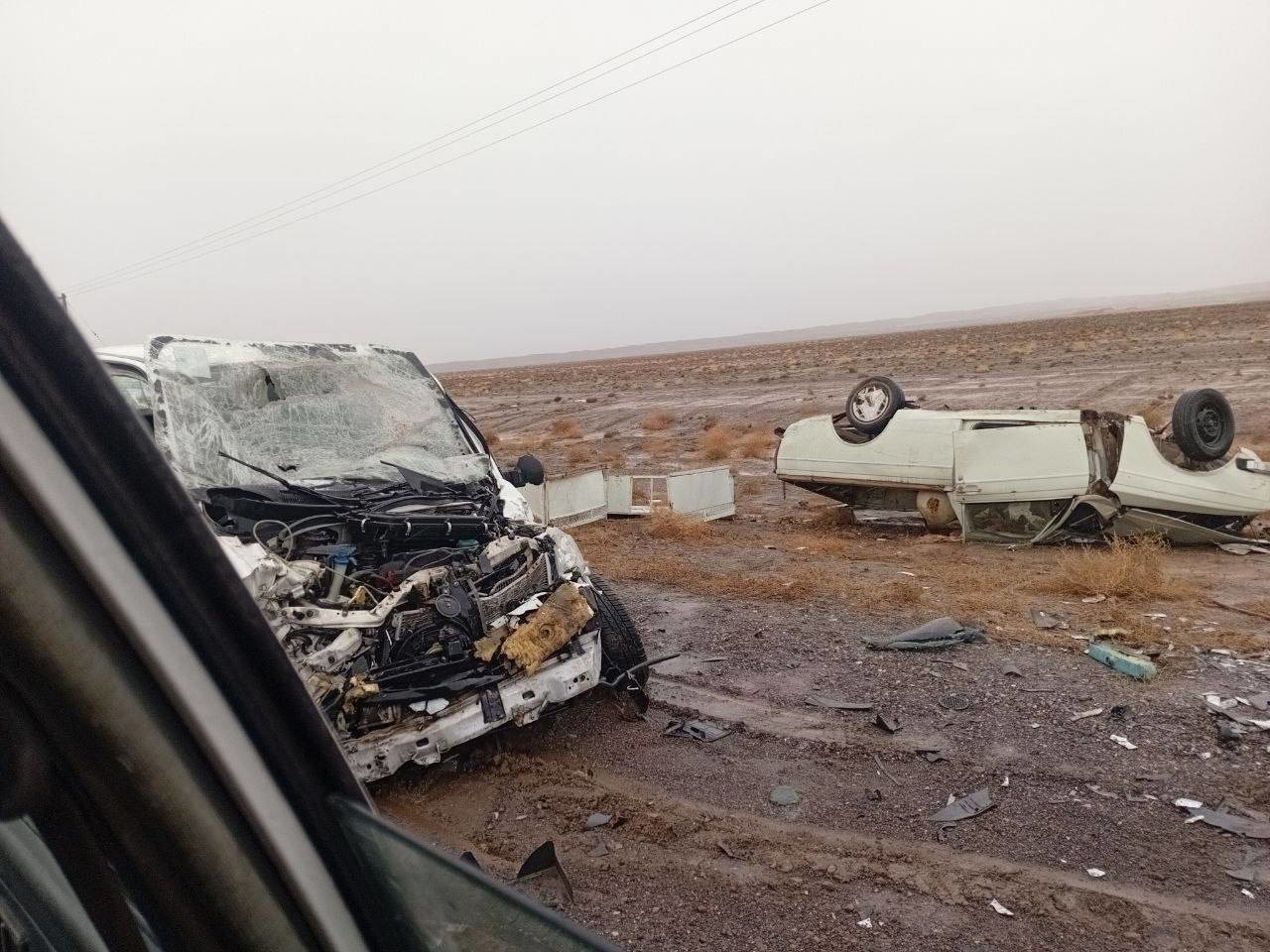 ۵ گشته در حادثه رانندگی در محور تربت جام_صالح آباد