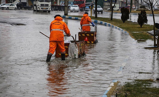 وقوع هفت مورد آب‌گرفتگی در سطح شهر مشهد