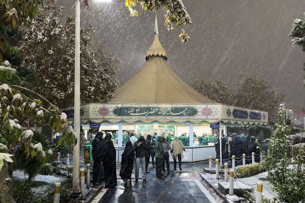 ادامه بارش برف و باران در خراسان رضوی، در ۲۷ آذرماه