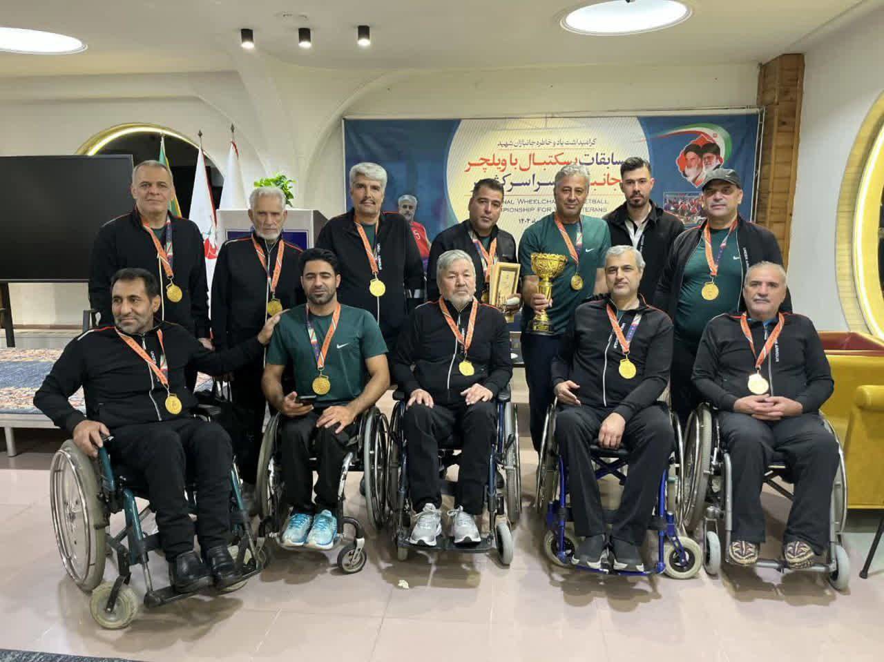 قهرمانی تیم بسکتبال باویلچر جانبازان خراسان رضوی در مسابقات کشوری