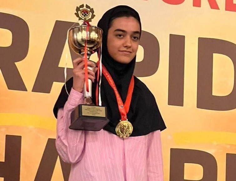 قهرمانی جهان دختر شطرنج باز خراسان رضوی