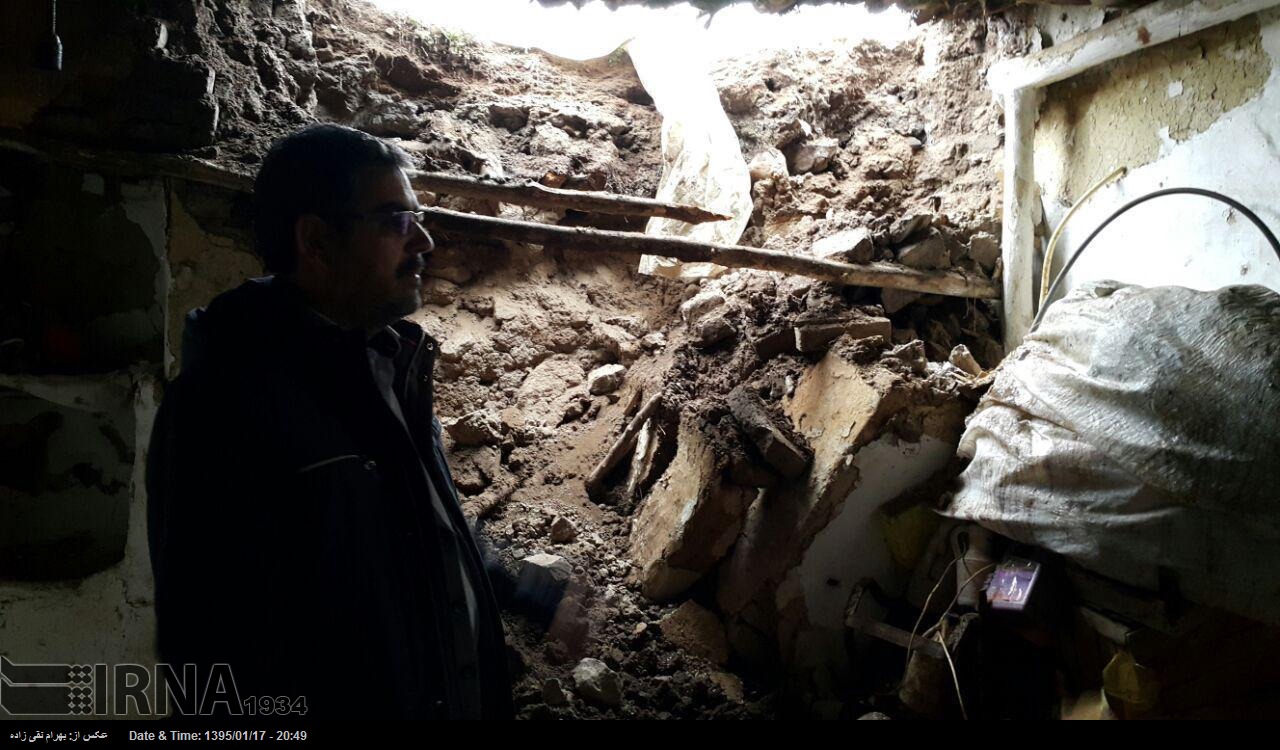 برف ۱۳ خانه‌ روستایی در «کوهسرخ» را تخریب کرد