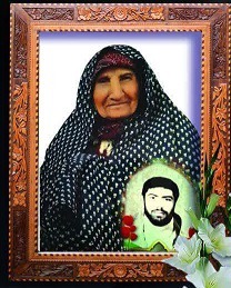 آسمانی شدن مادر شهید رضا زینلی در بیرجند