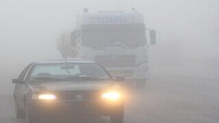 جاده‌های لغزنده و مه آلود خراسان رضوی در ۲ دیماه