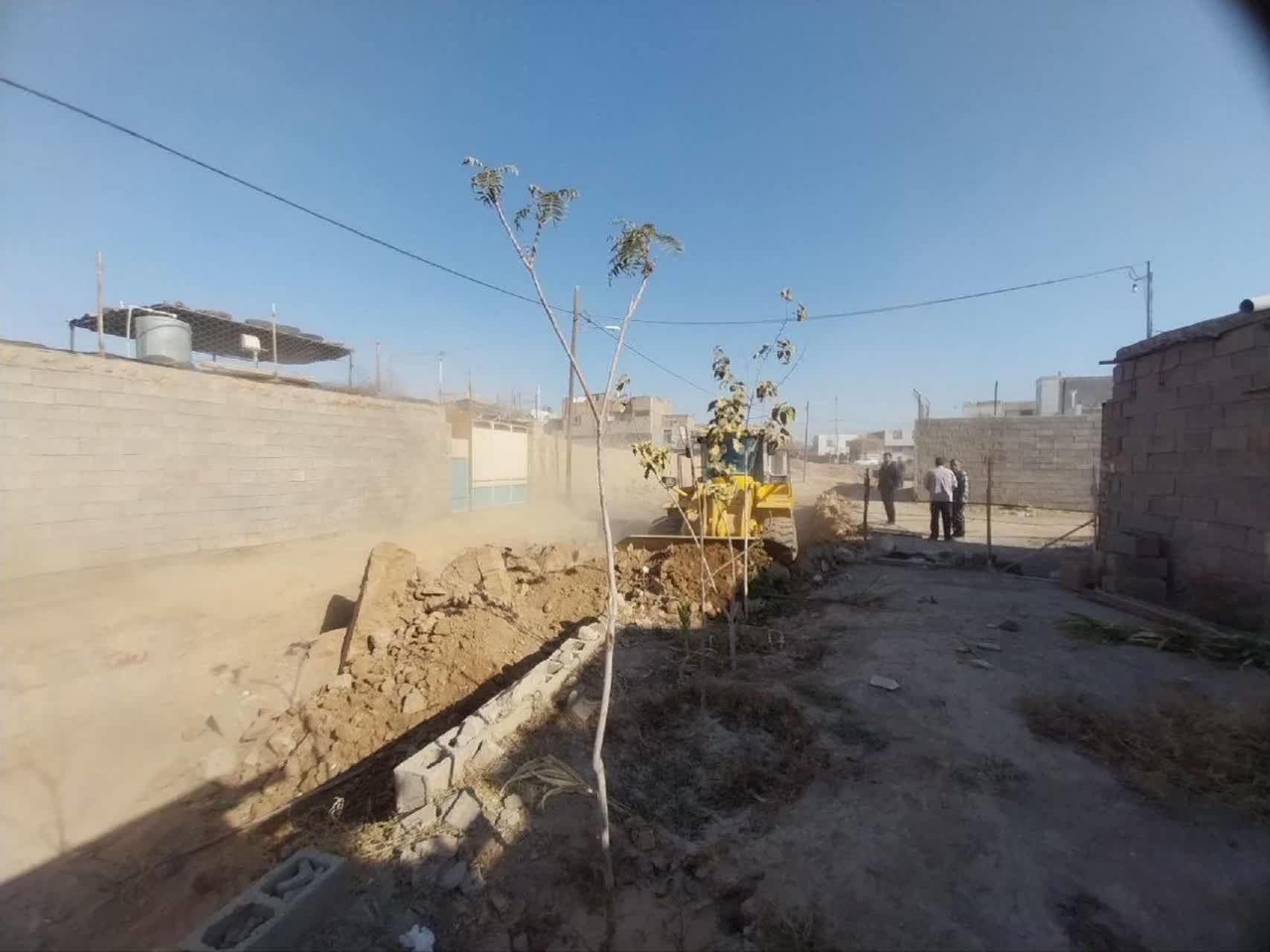 رفع تصرف ۲ هزار مترمربع از اراضی خواف