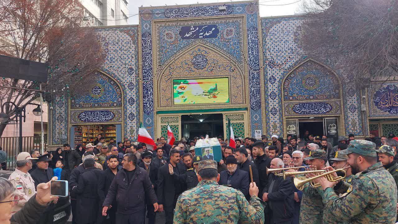 تشییع پیکر جانباز شهید«محمد شورئی» در مشهد