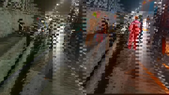 جان باختن راننده وانت در تصادف در بزرگراه چراغچی مشهد