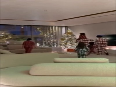 جشن سال نو میلادی با کریستیانو رونالدو و خانواده