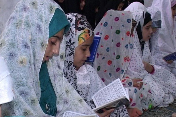 استقبال دانش آموزان خراسان جنوبی از مراسم معنوی اعتکاف