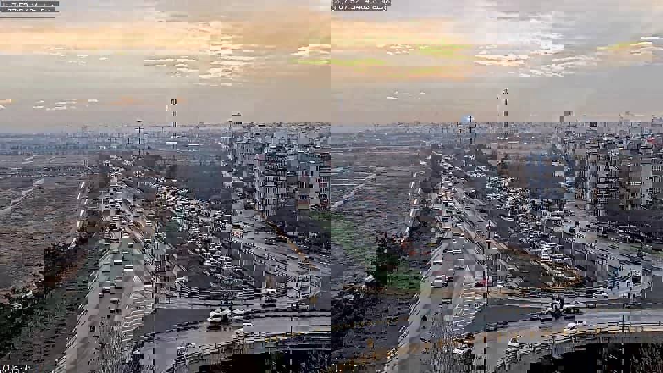 ترافیک سنگین حد فاصل میدان امام علی(ع) تا میدان شهید فهمیده مشهد