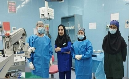 افتتاح اتاق عمل تخصصی چشم پزشکی در فریمان