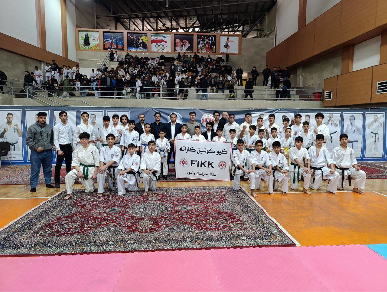 نایب‌قهرمانی تیم کیوکوشین کاراته خراسان رضوی در مسابقات قهرمانی کشور