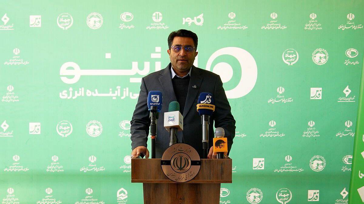 احداث نخستین نیروگاه خورشیدی تجمیعی کشاورزی کشور در بردسکن