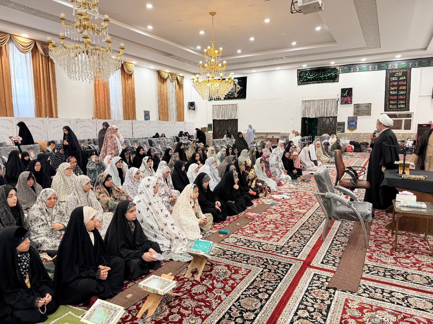 شرکت حدود ۵۰۰ نفر از خانواده نیروی انتظامی خراسان رضوی در اعتکاف