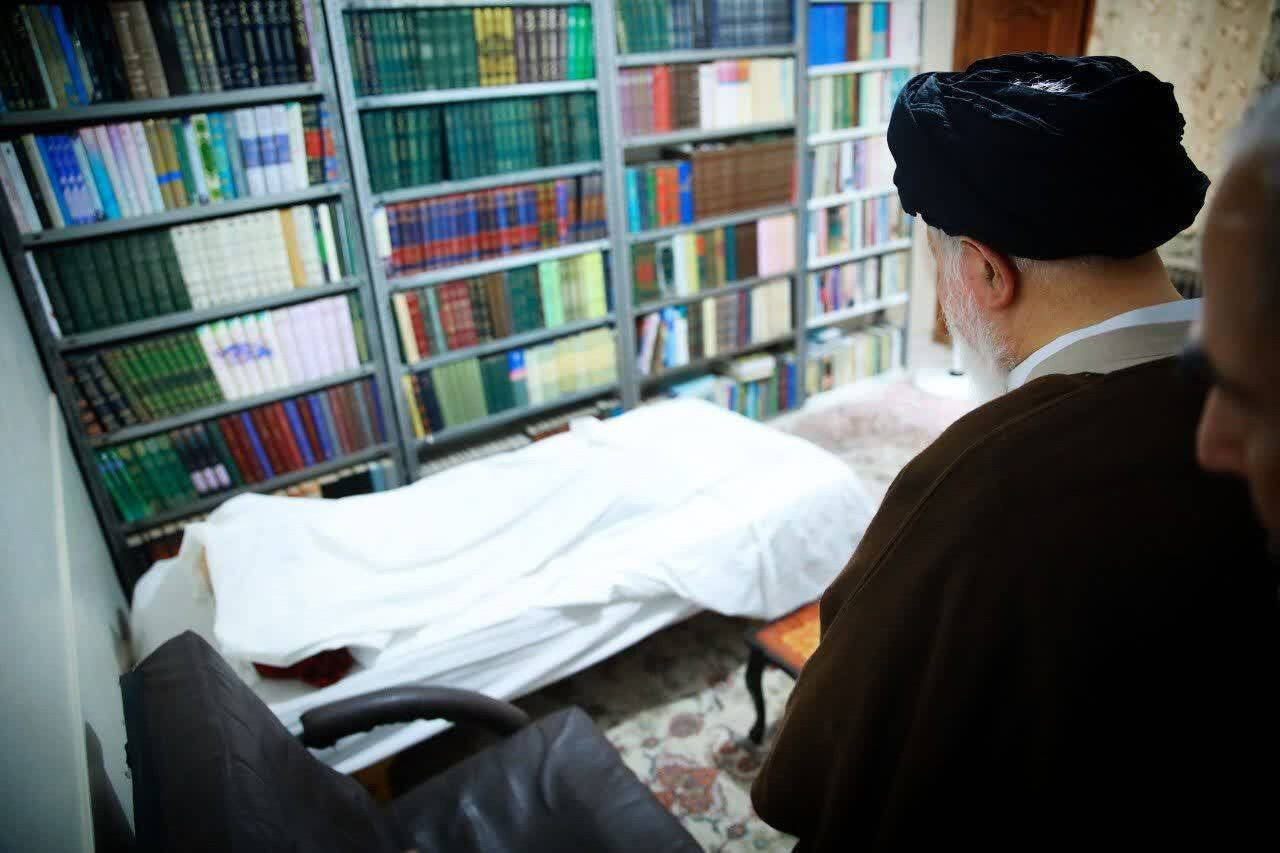 حضور امام جمعه مشهد در منزل مرحوم آیت‌الله عبدخدایی