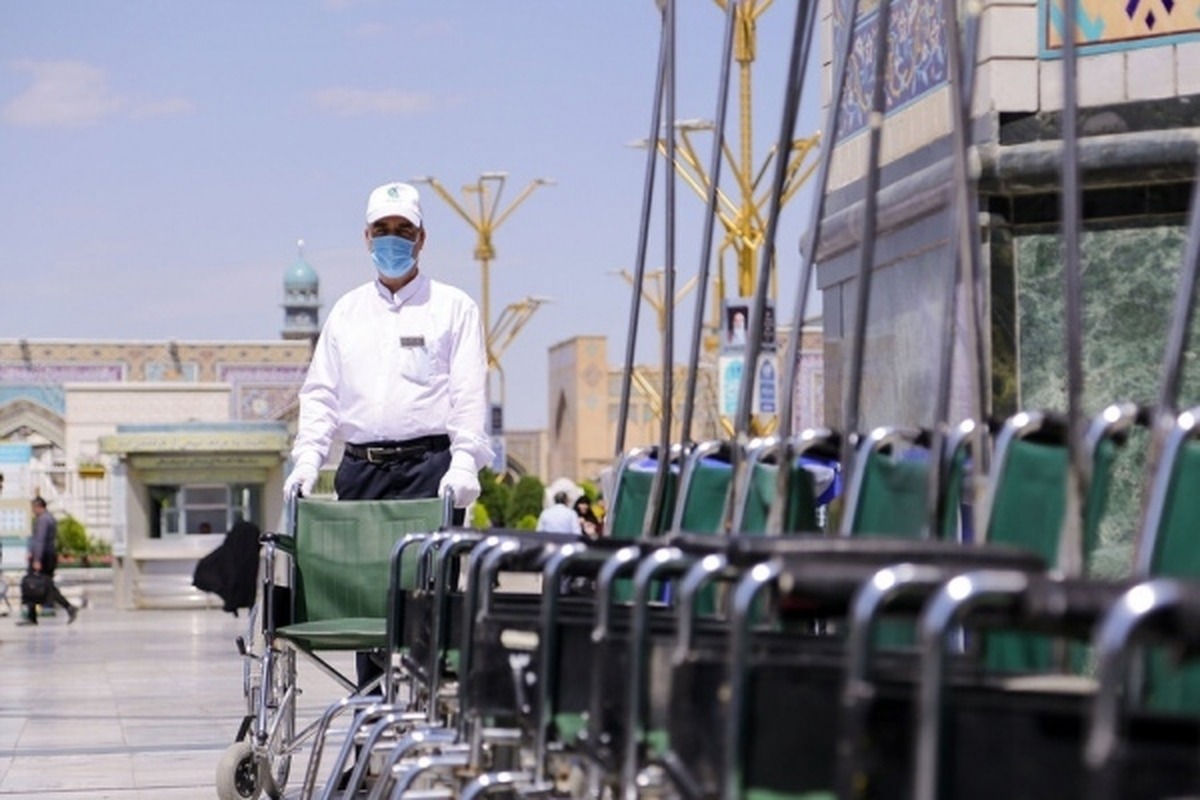 ارائه خدمات صندلی چرخ‌ دار به بیش از ۸۳۰ هزار زائر رضوی
