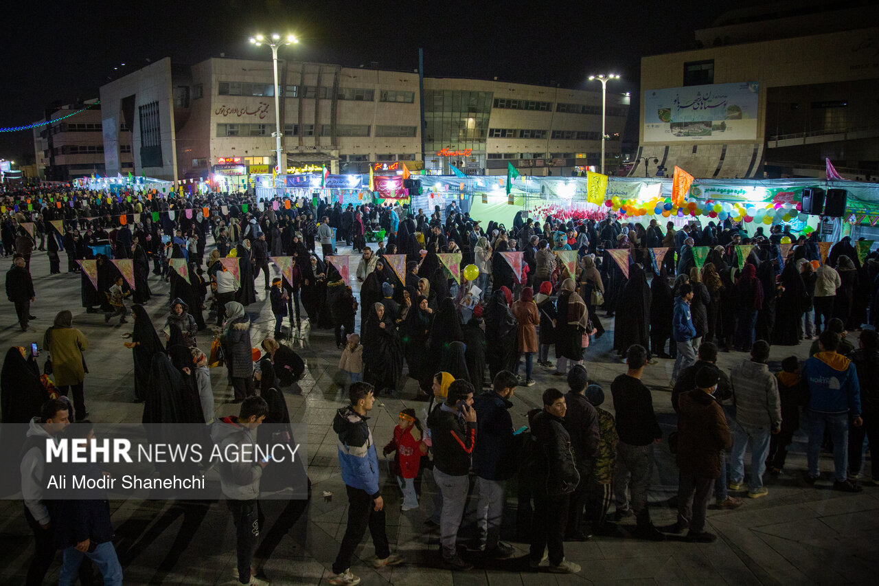 خدمت رسانی موکب ها همزمان با عید نیمه شعبان در مشهد