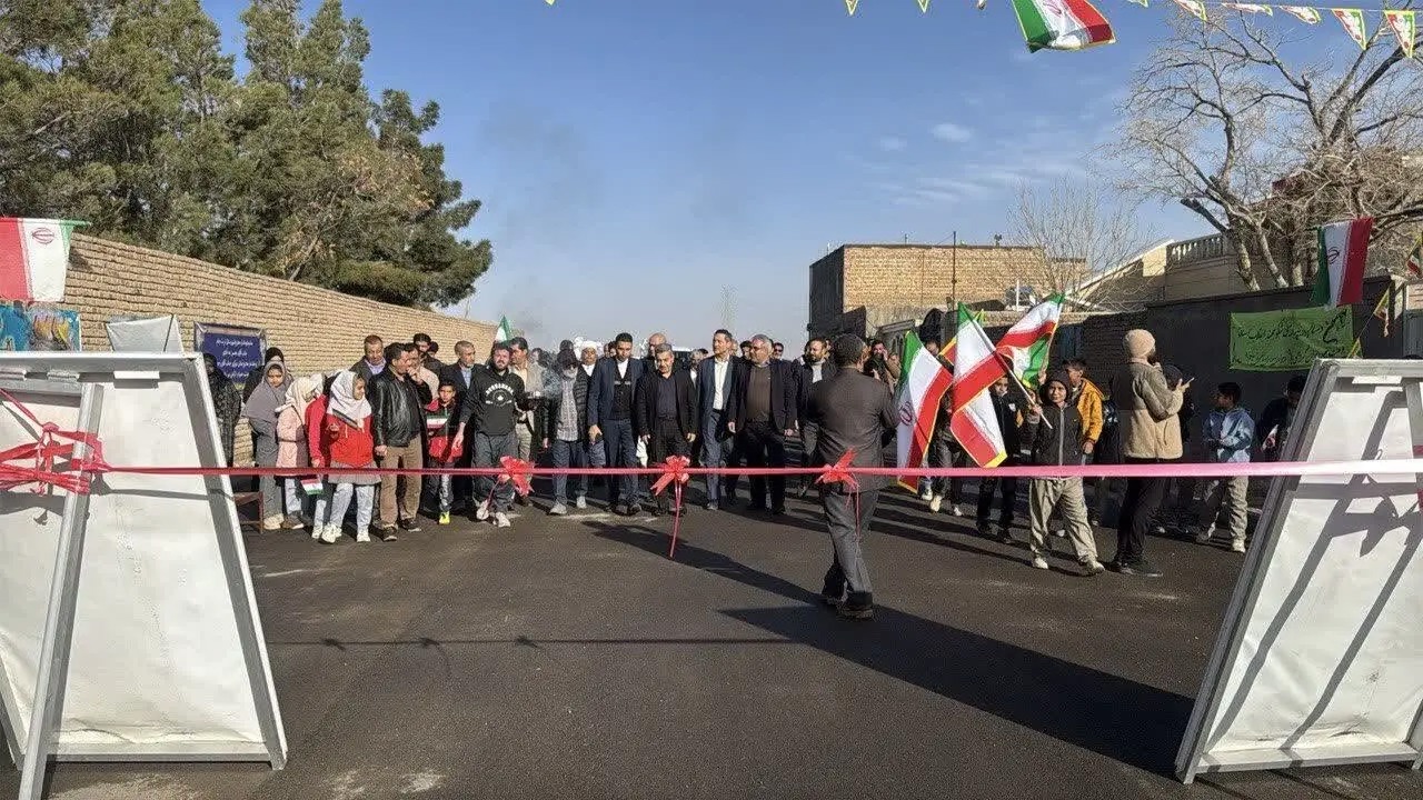 ۲۰ هزار متر مربع آسفالت معابر روستایی در بخش مرکزی تربت جام افتتاح شد