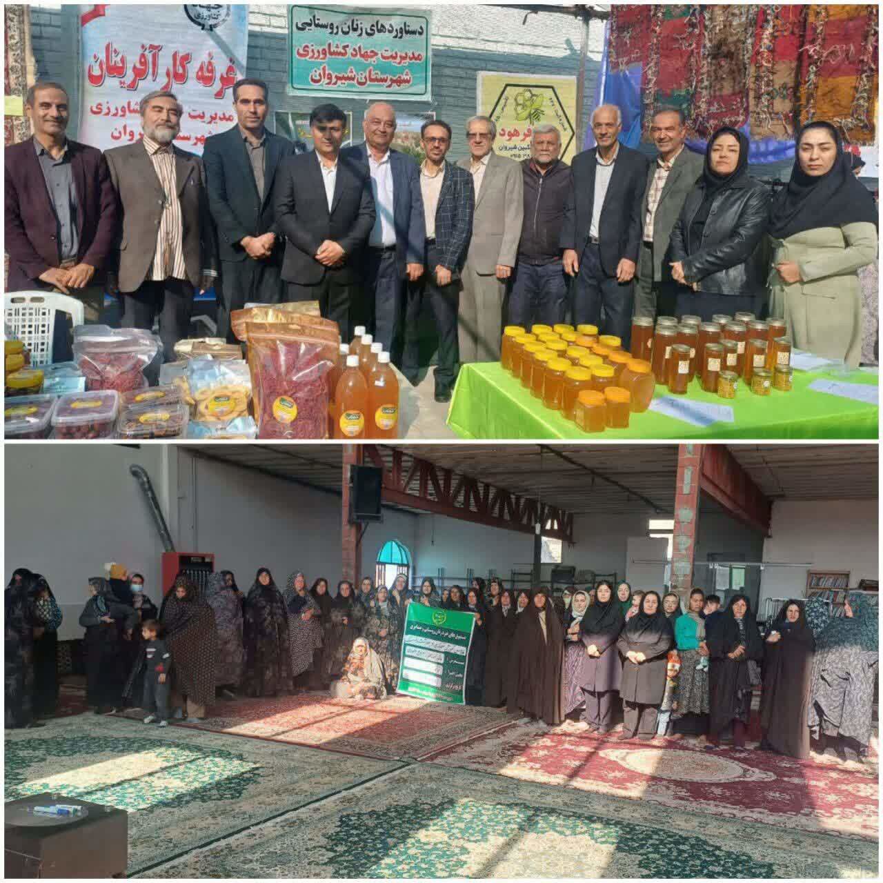 توانمندسازی ۷۲۵ نفر از بانوان روستایی در شیروان