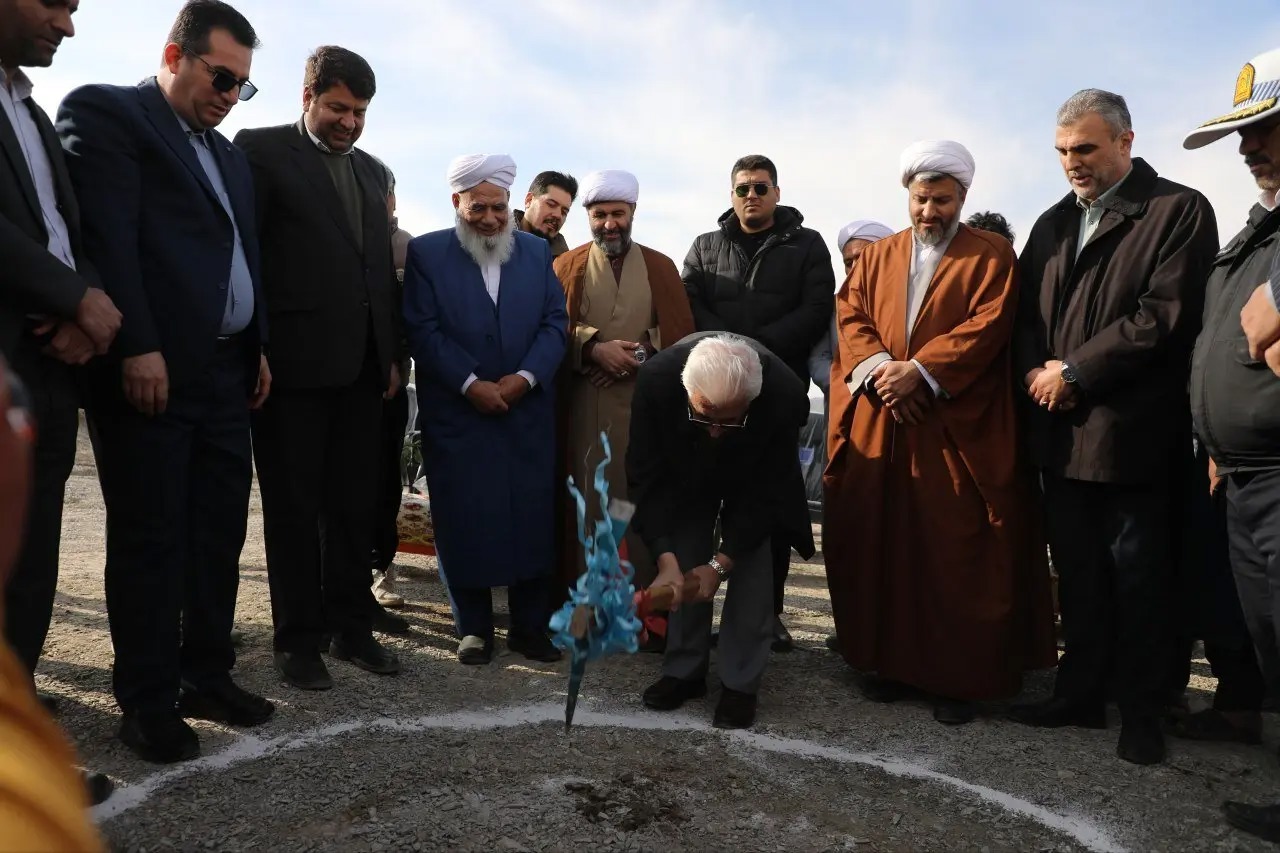 کلنگ مدرسه ۶ کلاسه روستای امانلی شهرستان راز و جرگلان به زمین زده شد