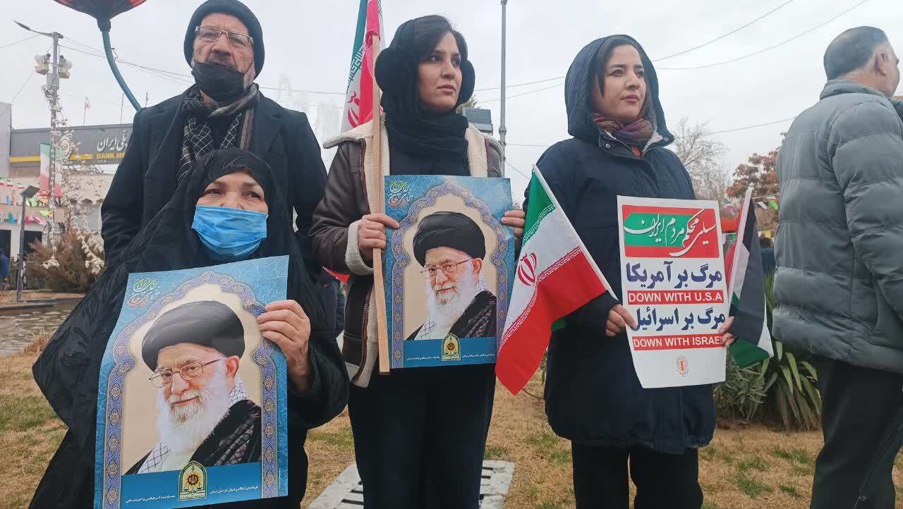 راهپیمایی ۲۲ بهمن در بجنورد آغاز شد