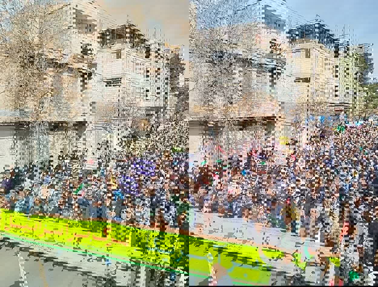 حضور پرشور مردم بردسکن در راهپیمایی ۲۲ بهمن