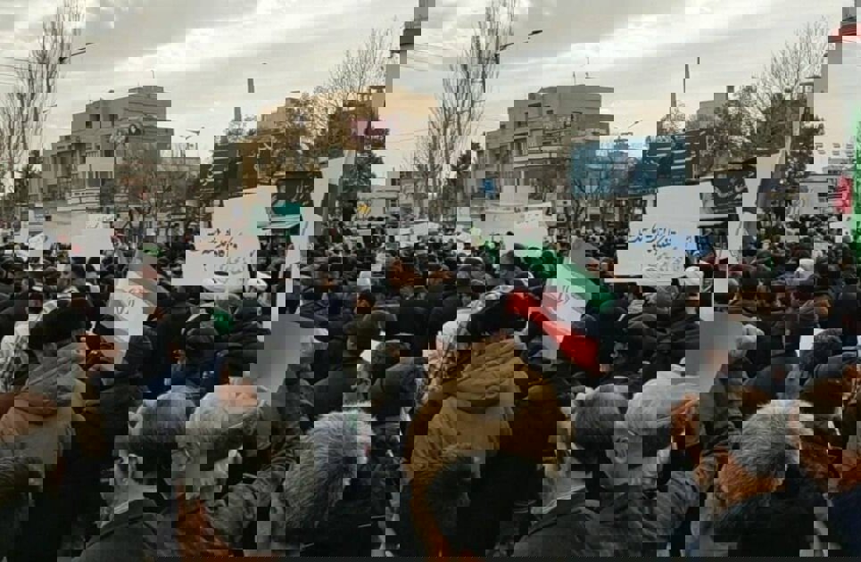 حماسه حضور مردم شیروان در راهپیمایی ۲۲ بهمن