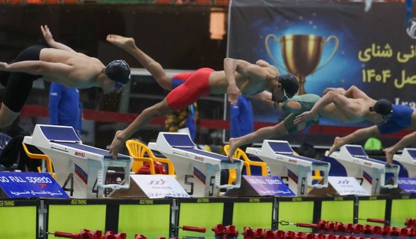 رکورد ملی شنای ۴ در ۱۰۰ متر شکسته شد