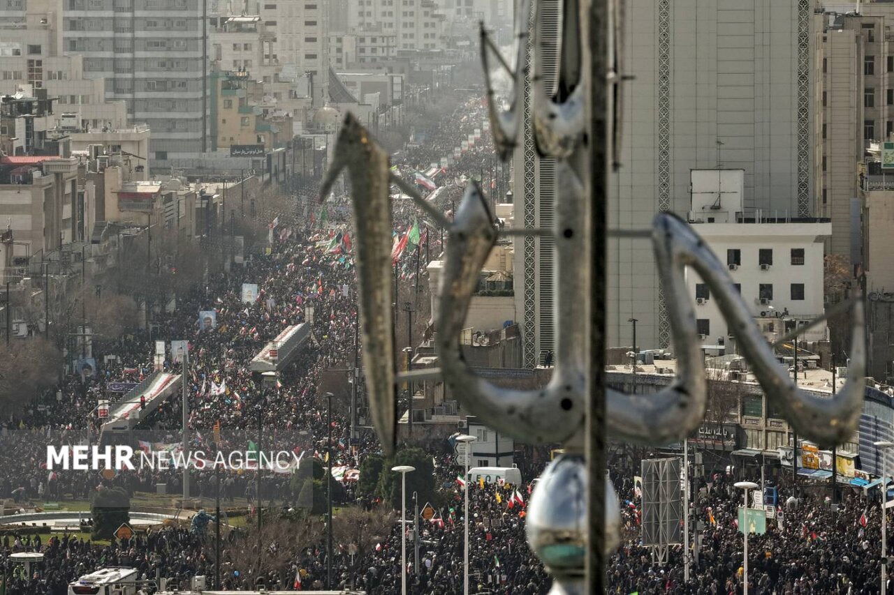 قدردانی سپاه امام رضا از مردم بصیر جهت حضور در راهپیمایی ۲۲ بهمن