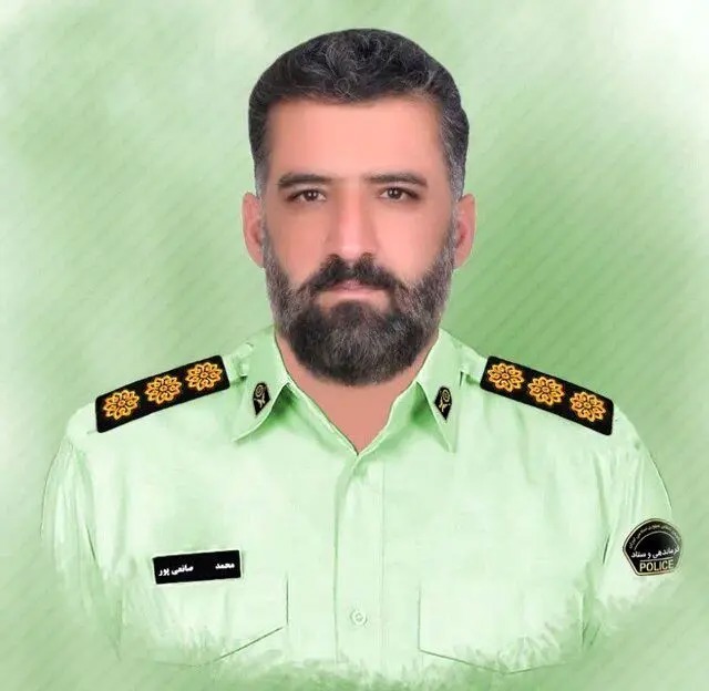 شهادت مأمور فداکار پلیس فردوس در درگیری مسلحانه با قاچاقچیان مواد مخدر