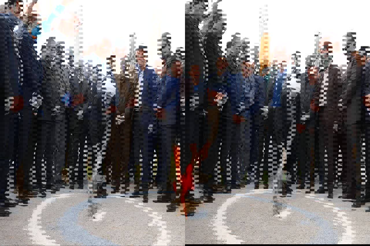 آئین کلنگ‌زنی پروژه تقاطع غیرهمسطح میدان خرمشهر بجنورد برگزار شد