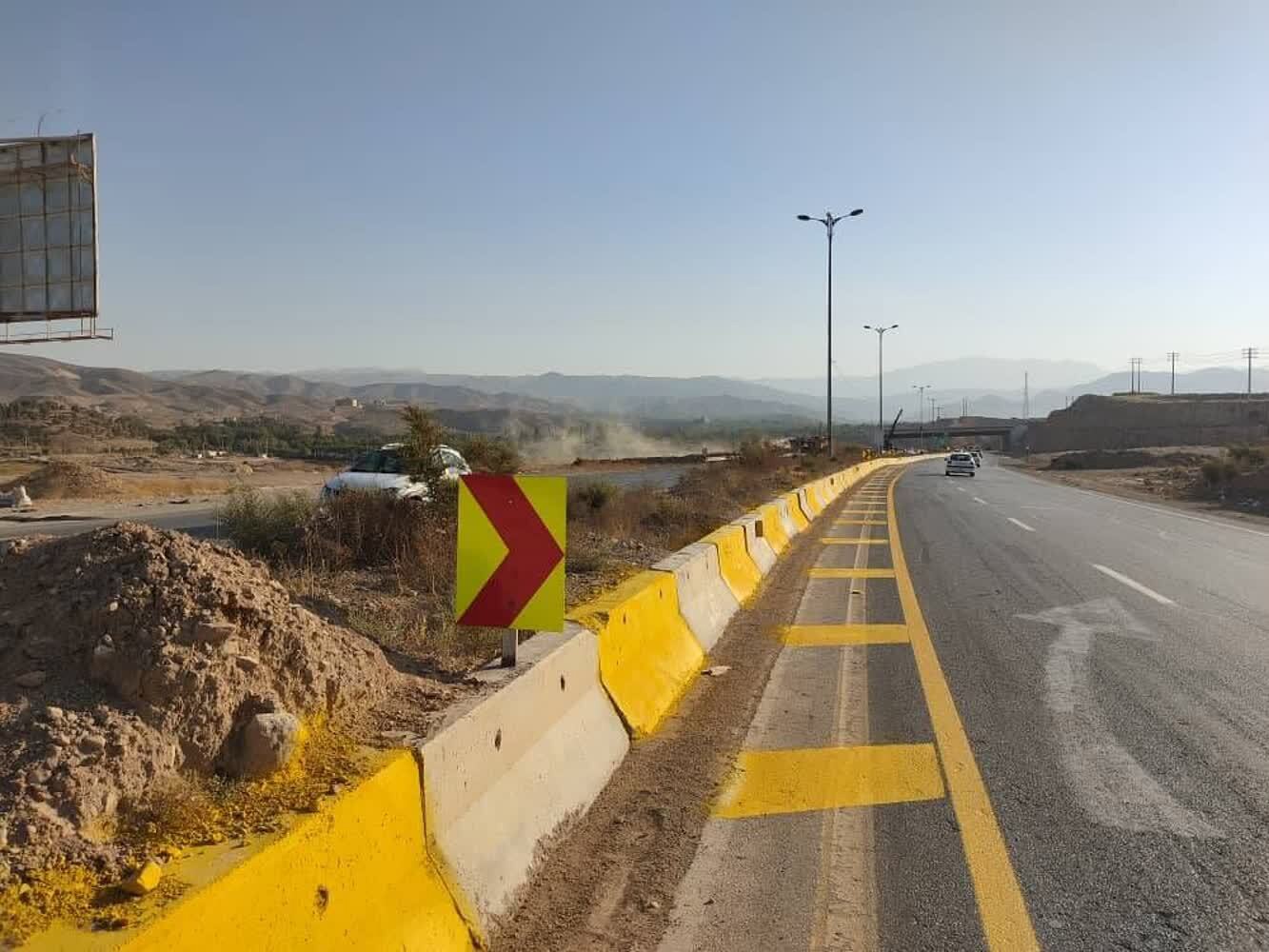 ایمن سازی ۱۲ نقطه مستعد تصادف در محور‌های خراسان شمالی