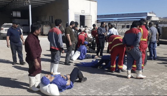 مسمومیت ۵ نفر بر اثر استنشاق گاز در کشتارگاه دام تربت حیدریه