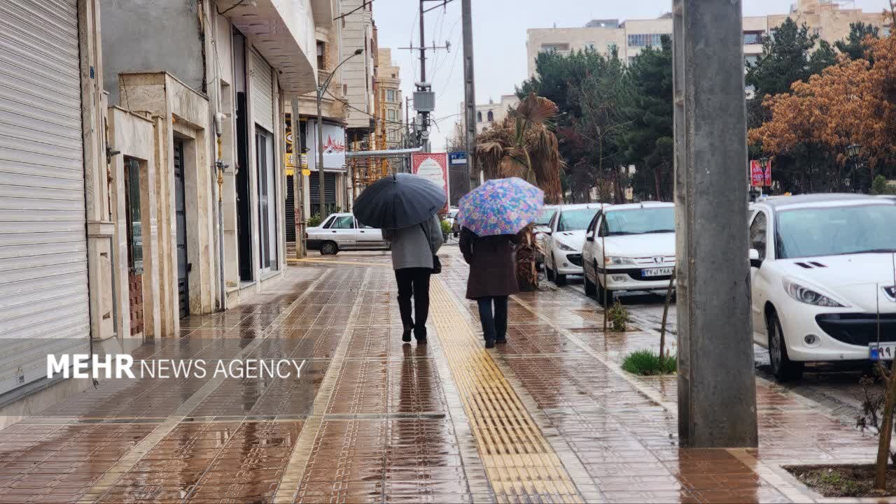 باران زمستانی مهمان بجنورد شد