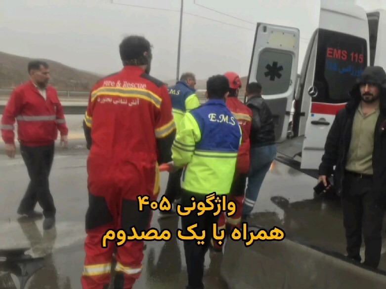 واژگونی پژو ۴۰۵ در محور بجنورد – شیروان یک مصدوم داشت