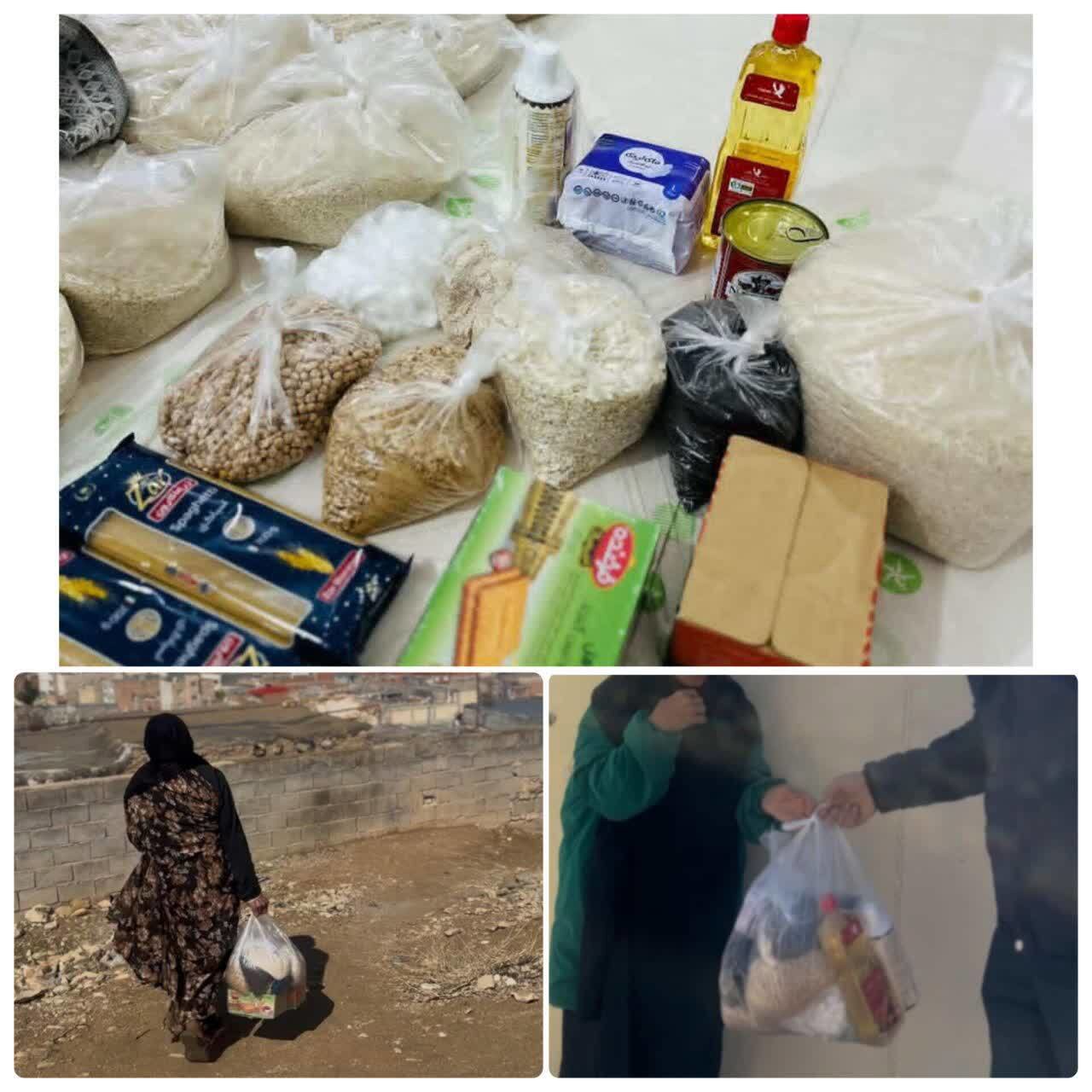 توزیع ۱۲۰ بسته معیشتی در بجنورد در قالب پویش ایران همدل