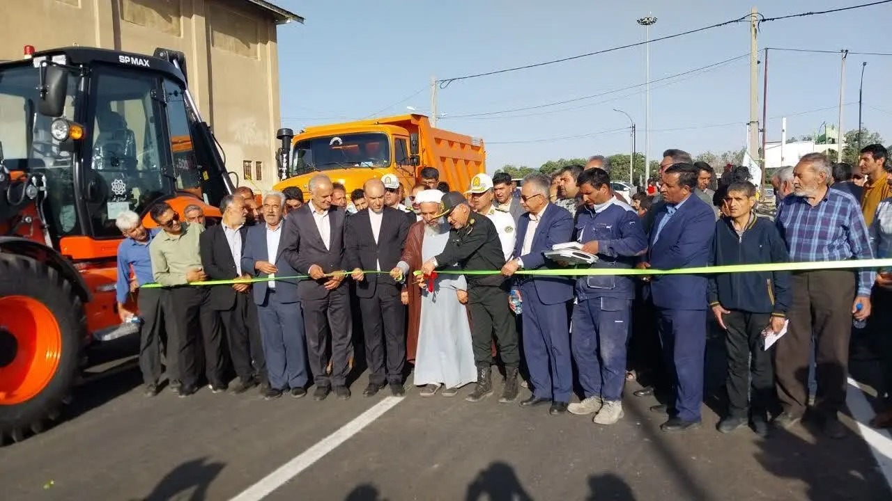 افتتاح بلوار شهید سردار سلیمانی در شهر خور