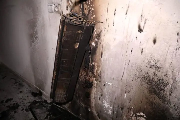 حریق کولر گازی در مشهد و محبوس شدن ۵ نفر