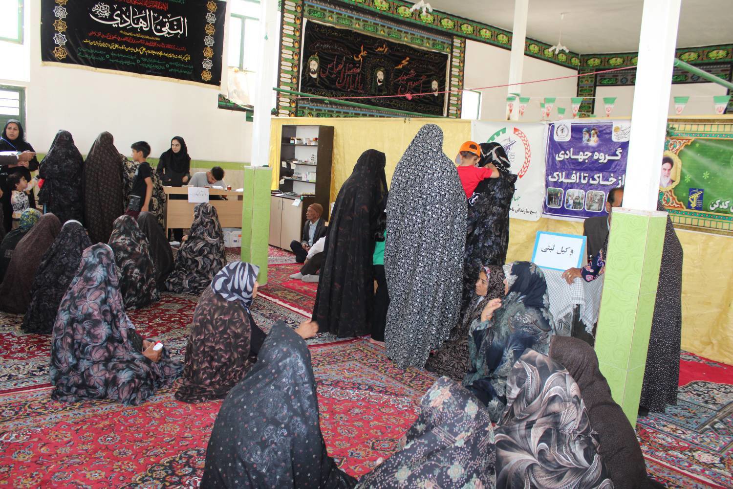 حضور گروه جهادی در روستای تلخ‌بخش، کدکن تربت حیدریه