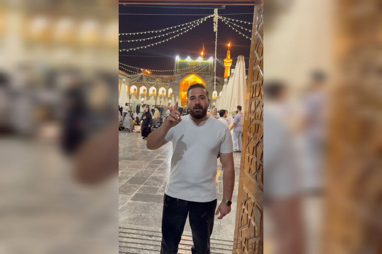 پویش «یا علی مددی» در حرم مطهر امام رضا(ع)