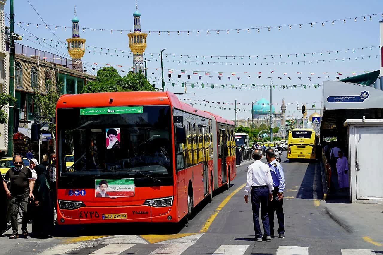رایگان شدن تمامی خطوط اتوبوسرانی مشهد در روز ۱۴ خرداد ۱۴۰۵